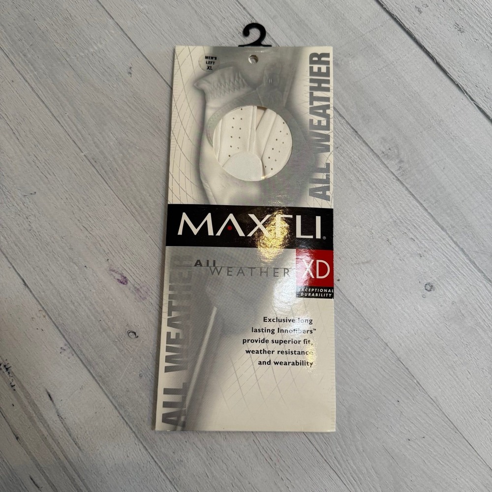 Maxfli XD All Weather Left Handed Regular Golf Glove mens left XL‎ NEW